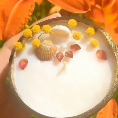 image represente a candle of Louison Haas